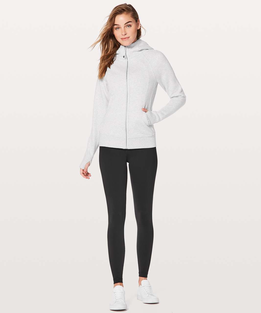 Lululemon Scuba Hoodie *Light Cotton Fleece - Heathered Core Ultra Light  Grey / Nimbus - lulu fanatics