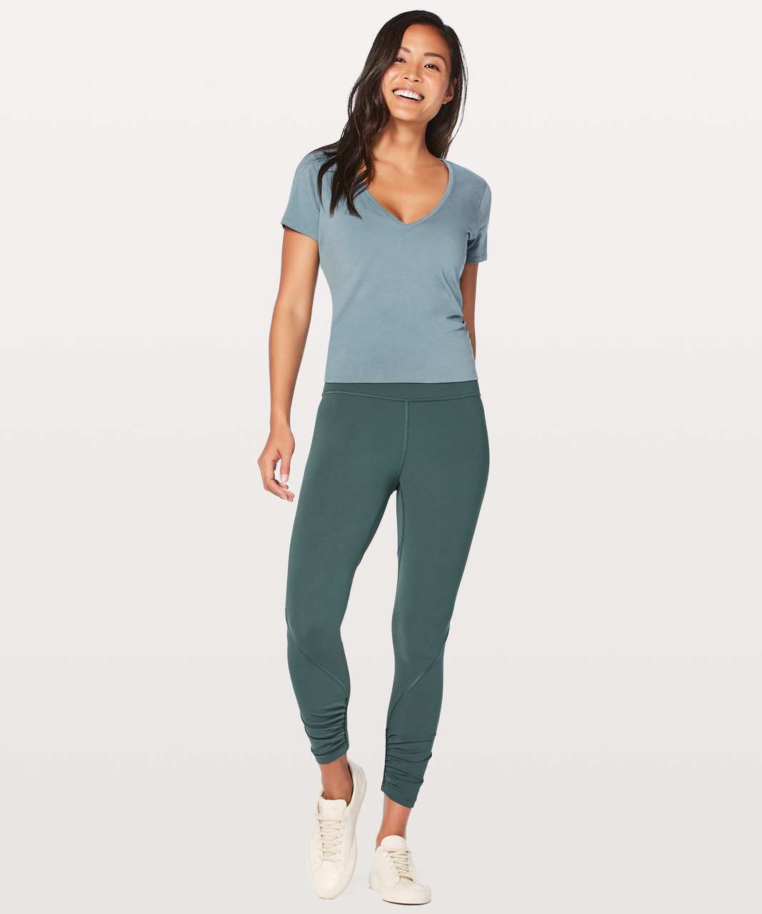 Lululemon Play Off The Pleats Tight *25" - Teal Shadow