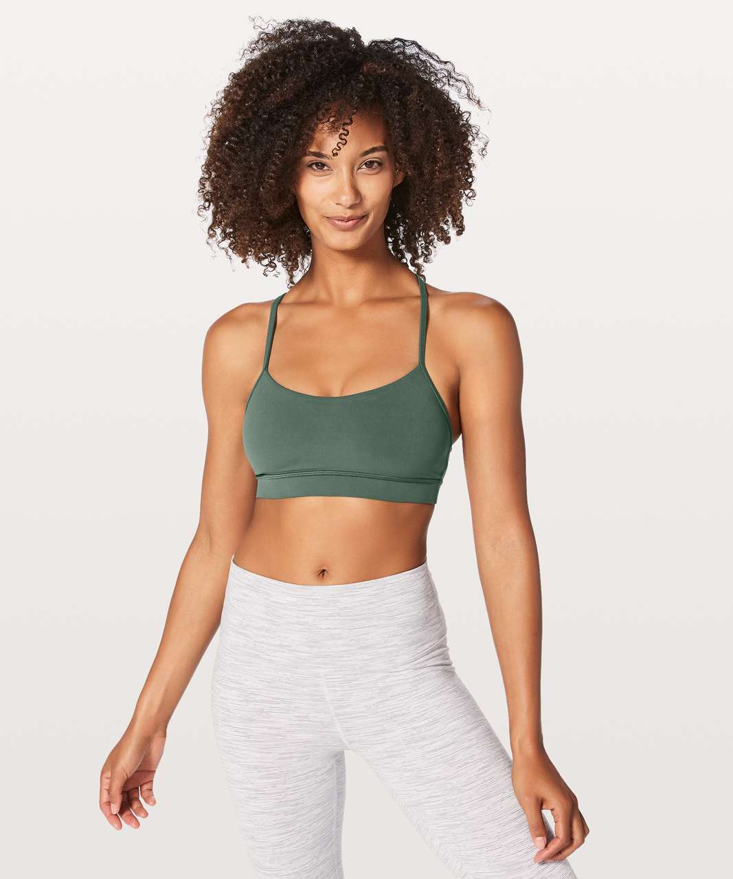 Lululemon Flow Y Bra *Nulu - Arctic Mint - lulu fanatics