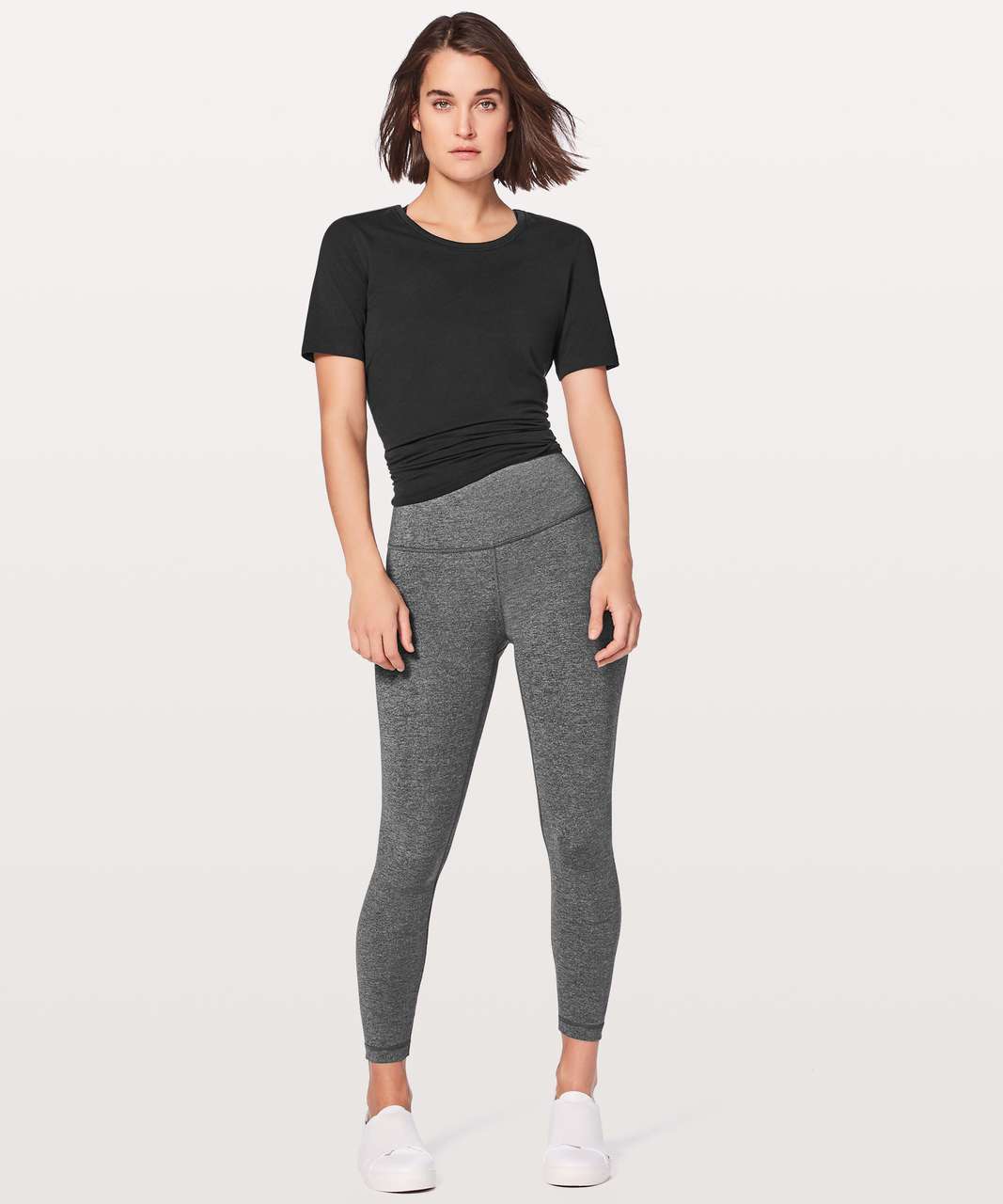 Lululemon Wunder Under Hi-Rise 7/8 Tight *Luxtreme 25" - Heathered Black