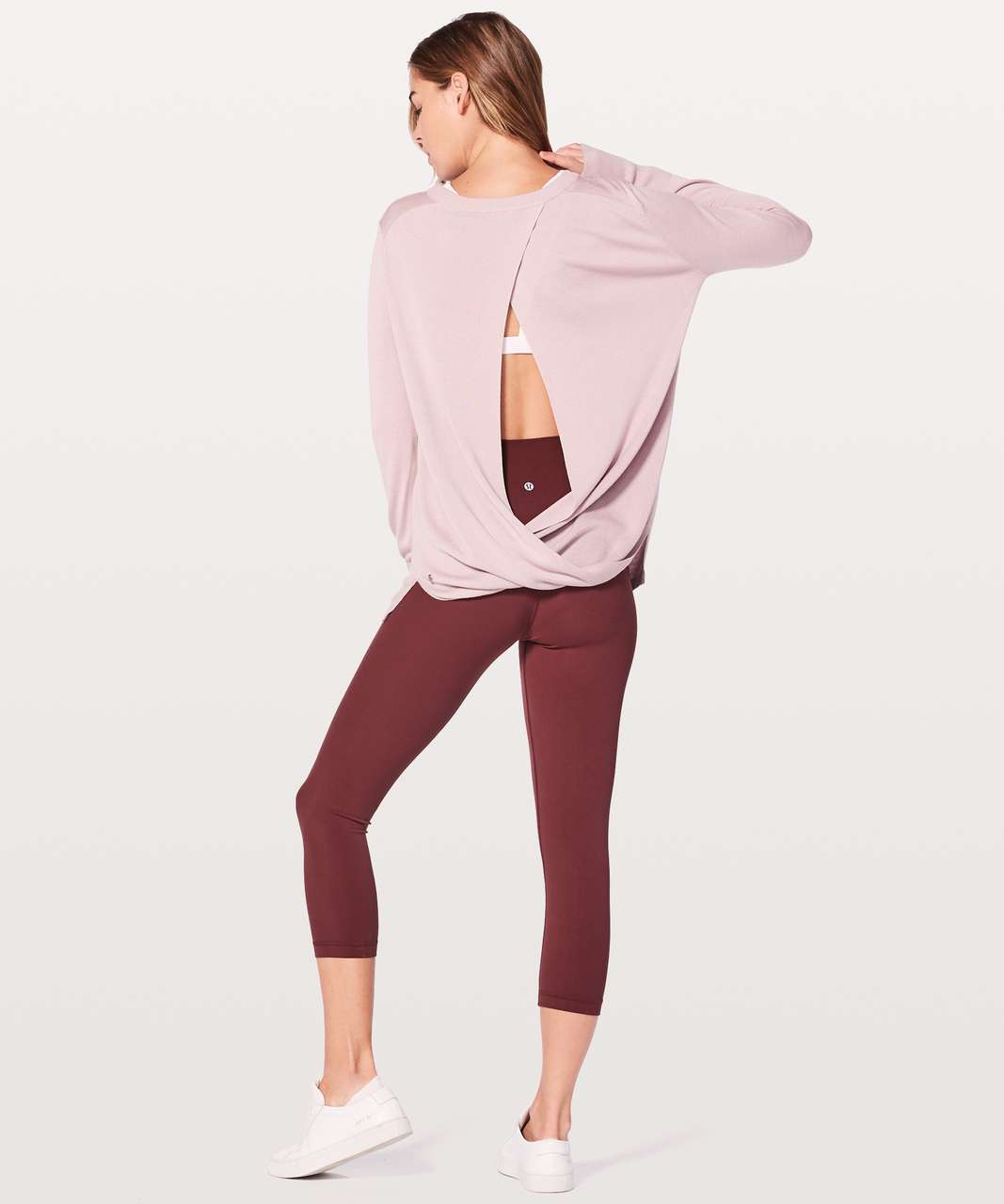 Lululemon Bring It Backbend Sweater - Porcelain Pink