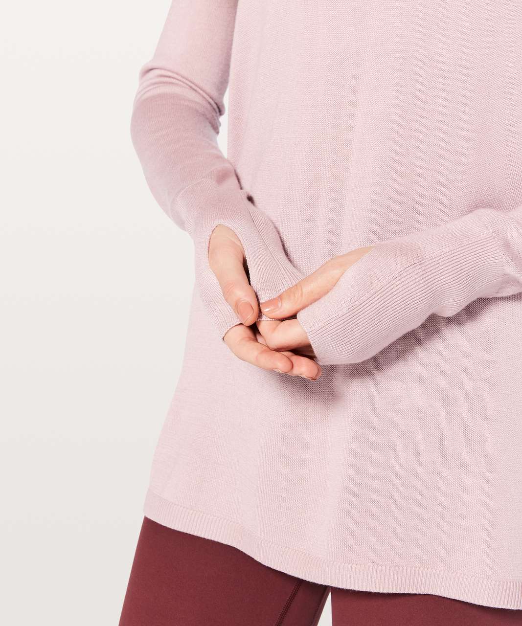 Lululemon Bring It Backbend Sweater - Porcelain Pink