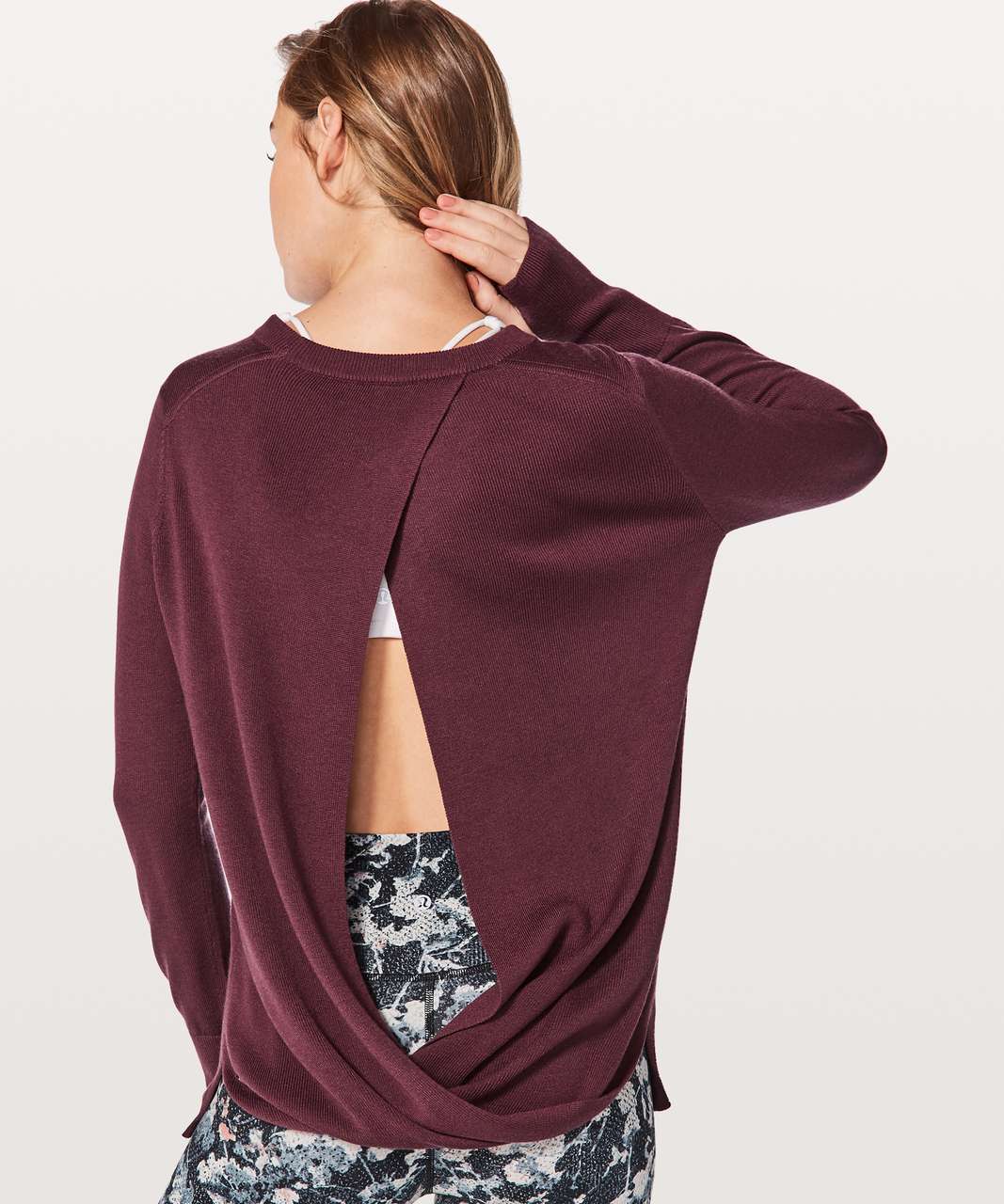 Lululemon Bring It Backbend Sweater - Redwood