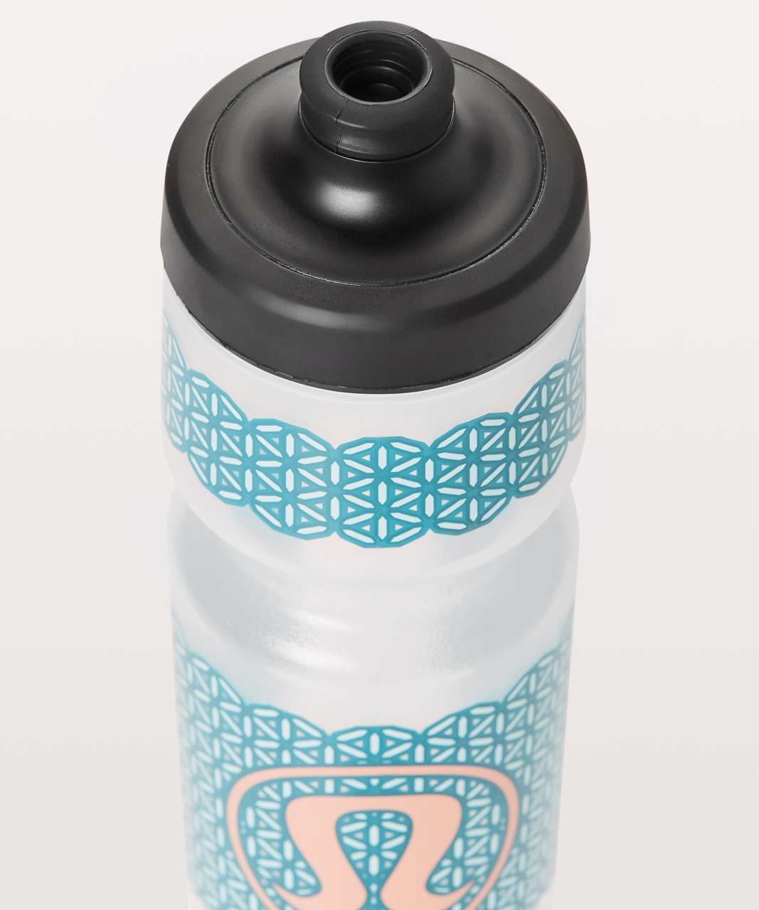 Lululemon Purist Cycling Water Bottle *26 oz - Purist Geometric Logo Persian Blue Blue Glow