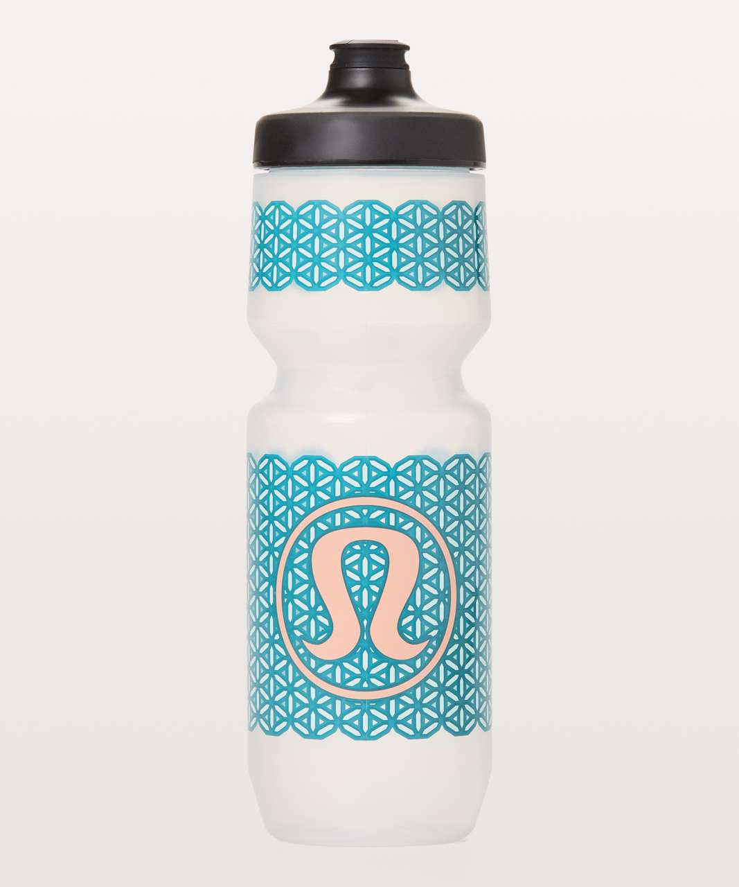 Lululemon Purist Cycling Water Bottle *26 oz - Purist Geometric Logo Persian Blue Blue Glow