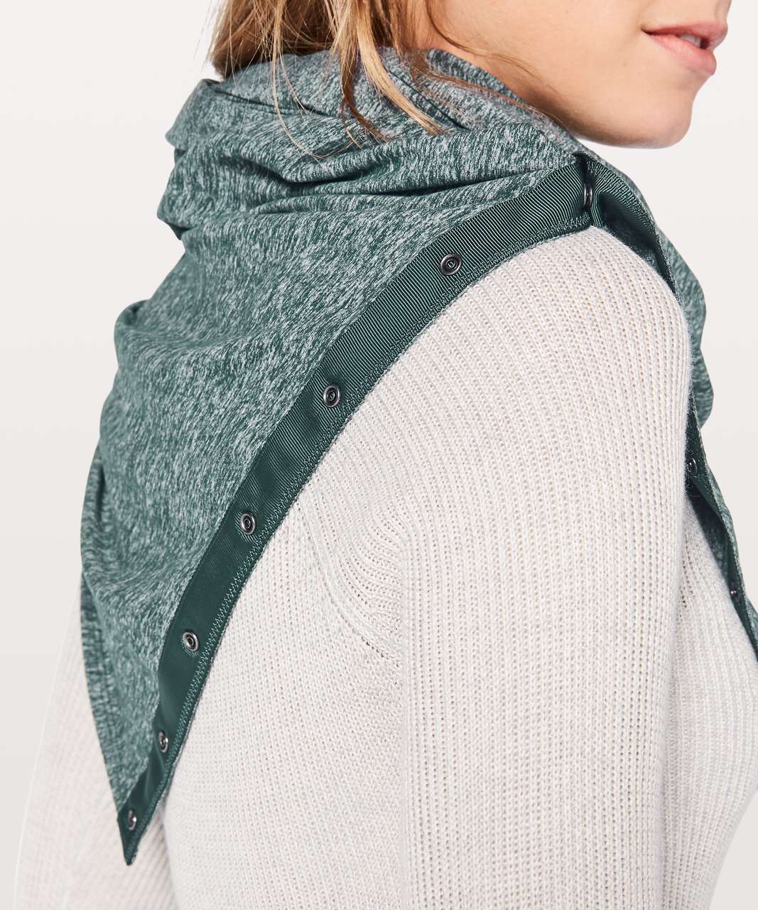 Lululemon Vinyasa Scarf *Rulu - Heathered Teal Shadow