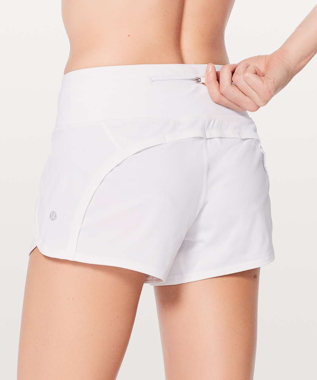 Lululemon Run Times Short II *4" - White (First Release)