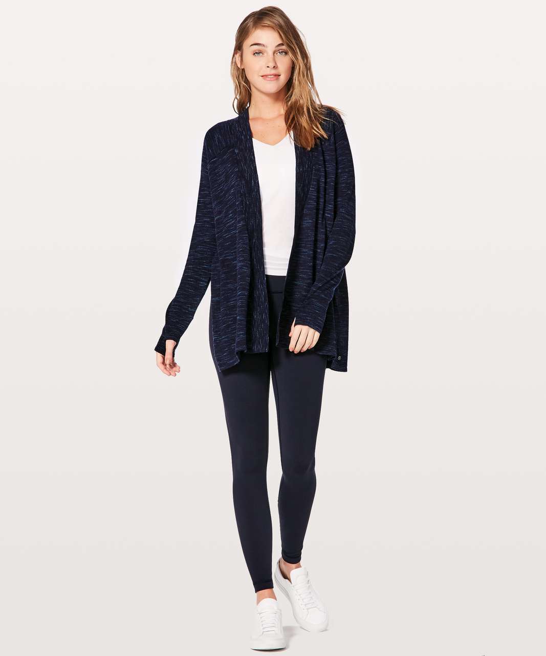 Lululemon Blissful Zen Sweater - Midnight Navy / Magnetic Blue