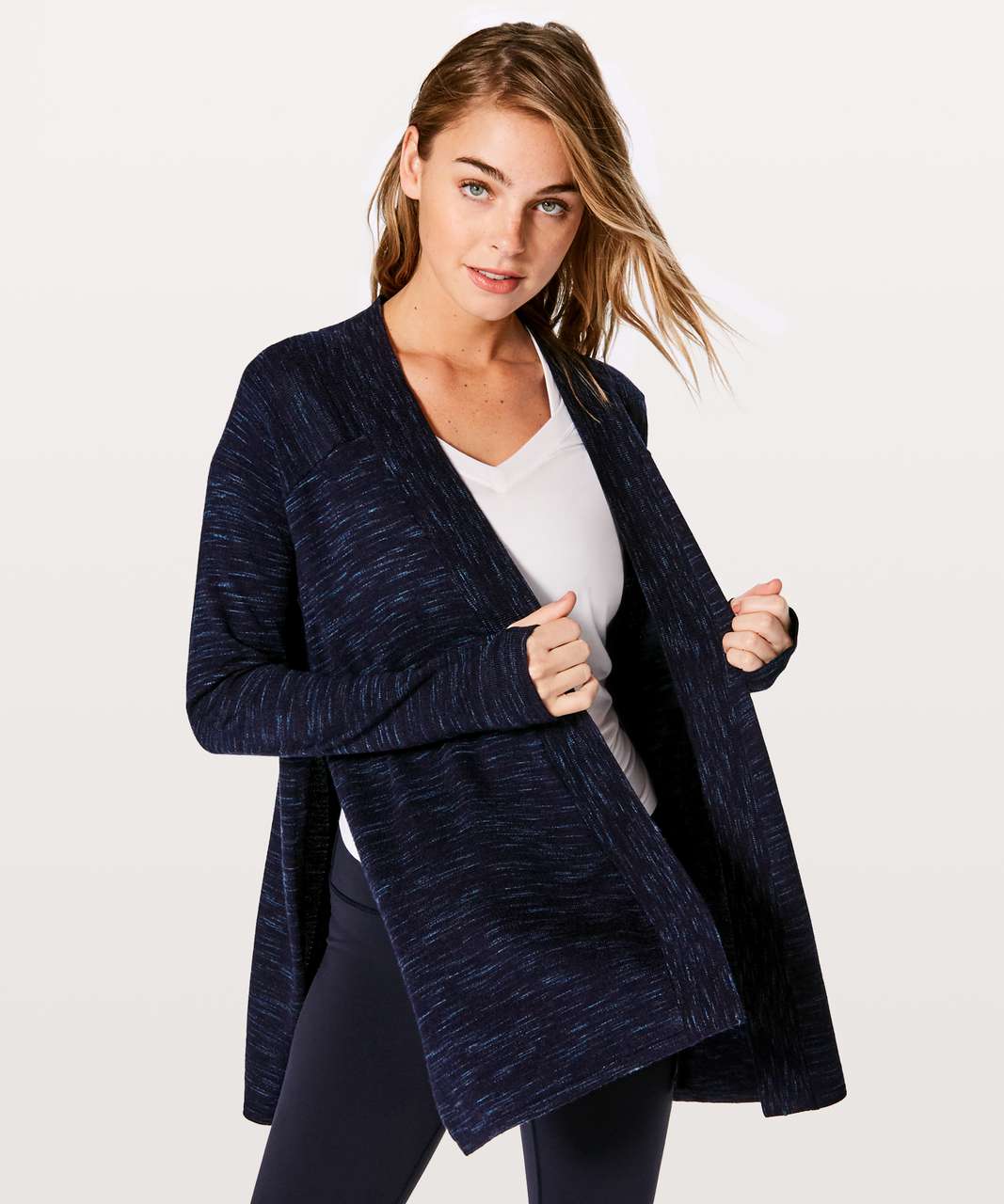 Lululemon Blissful Zen Sweater - Midnight Navy / Magnetic Blue - lulu