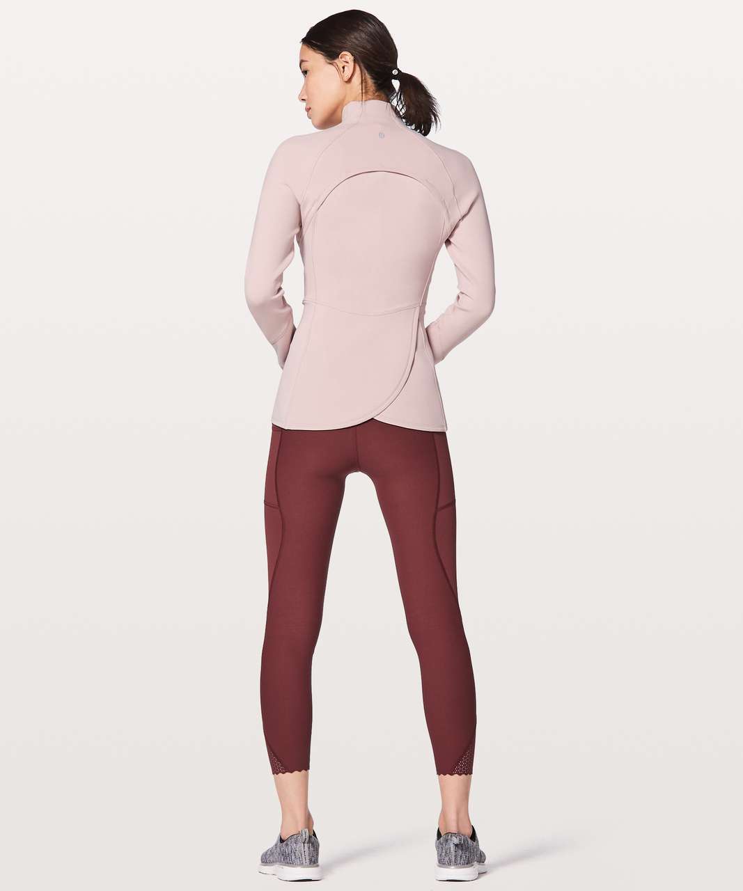 Lululemon Push Your Pace Jacket - Porcelain Pink - lulu fanatics