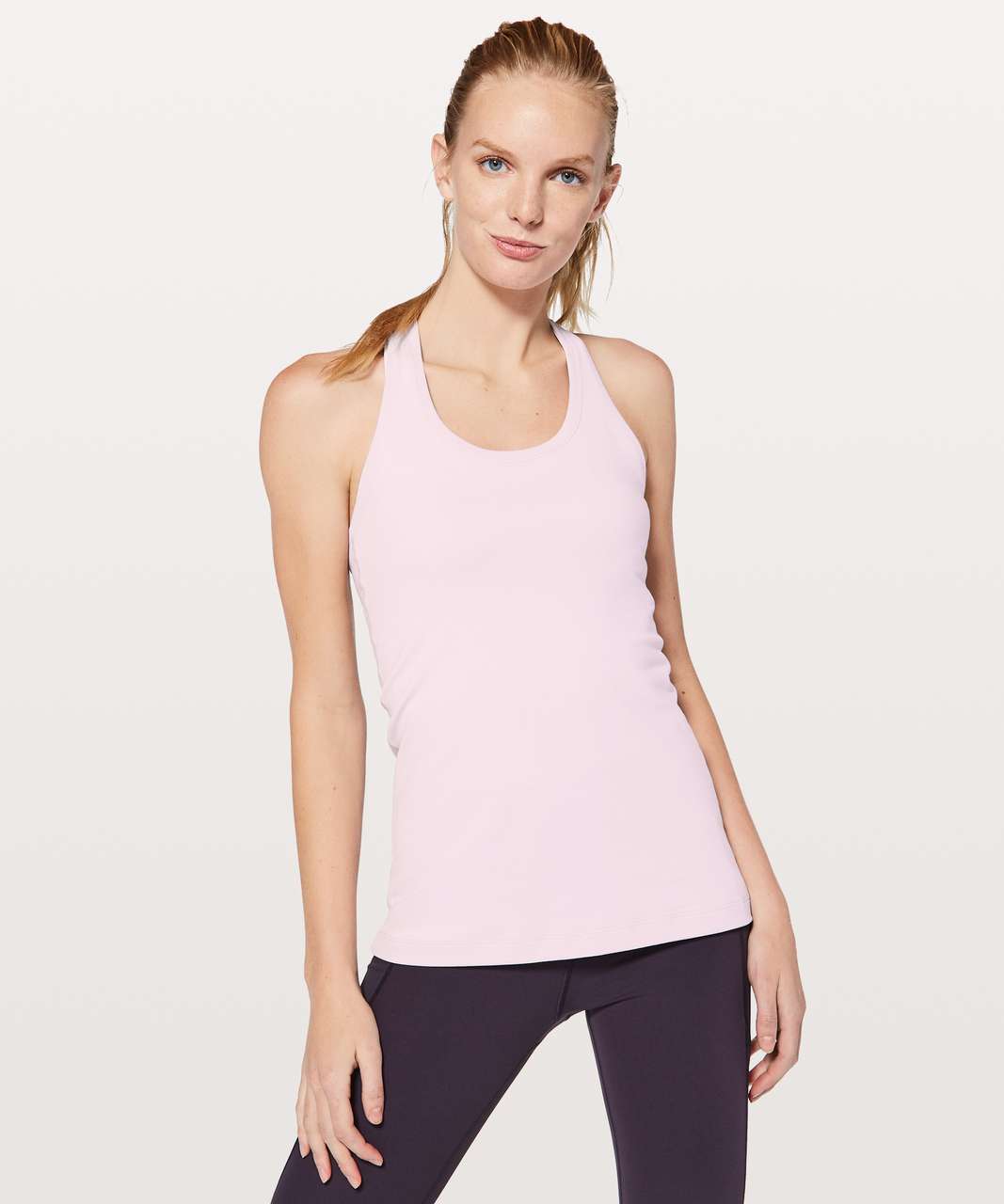 Lululemon Hot Pink Racerback Tank Top Built In Bra Size 8