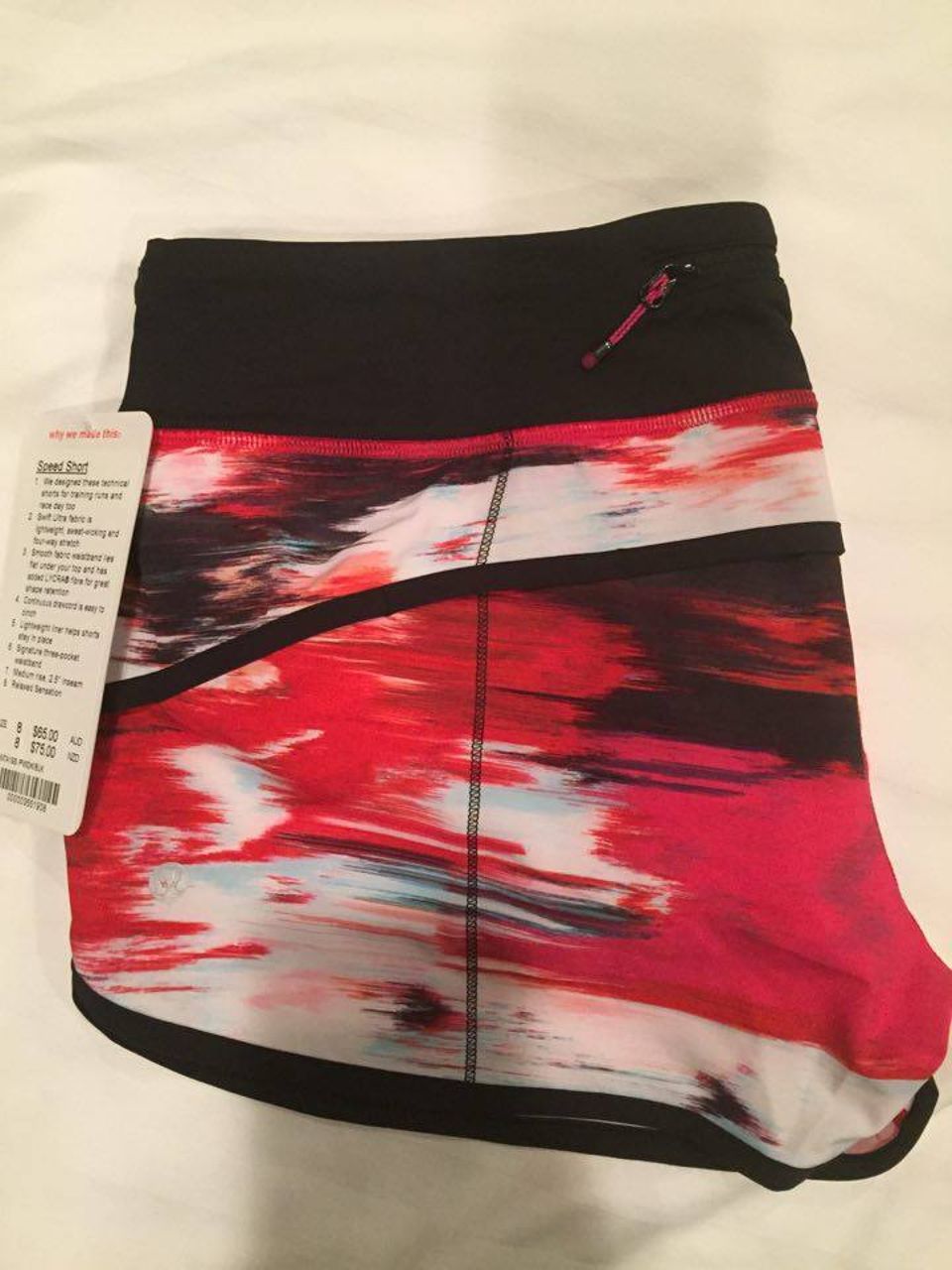 Lululemon Speed Short - Pigment Wind Duck Sauce