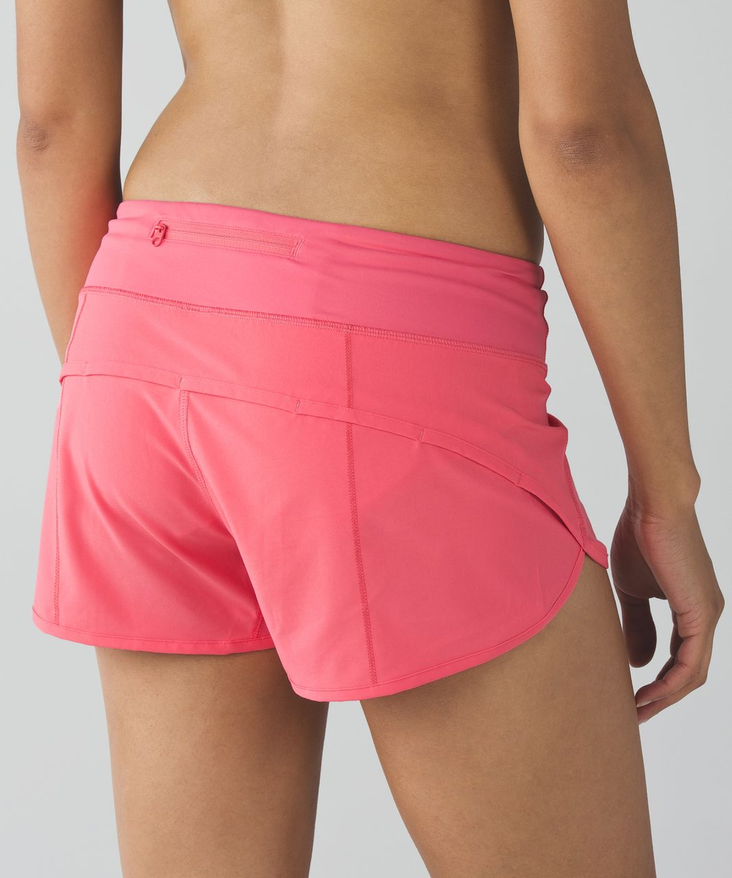 lululemon pink speed shorts