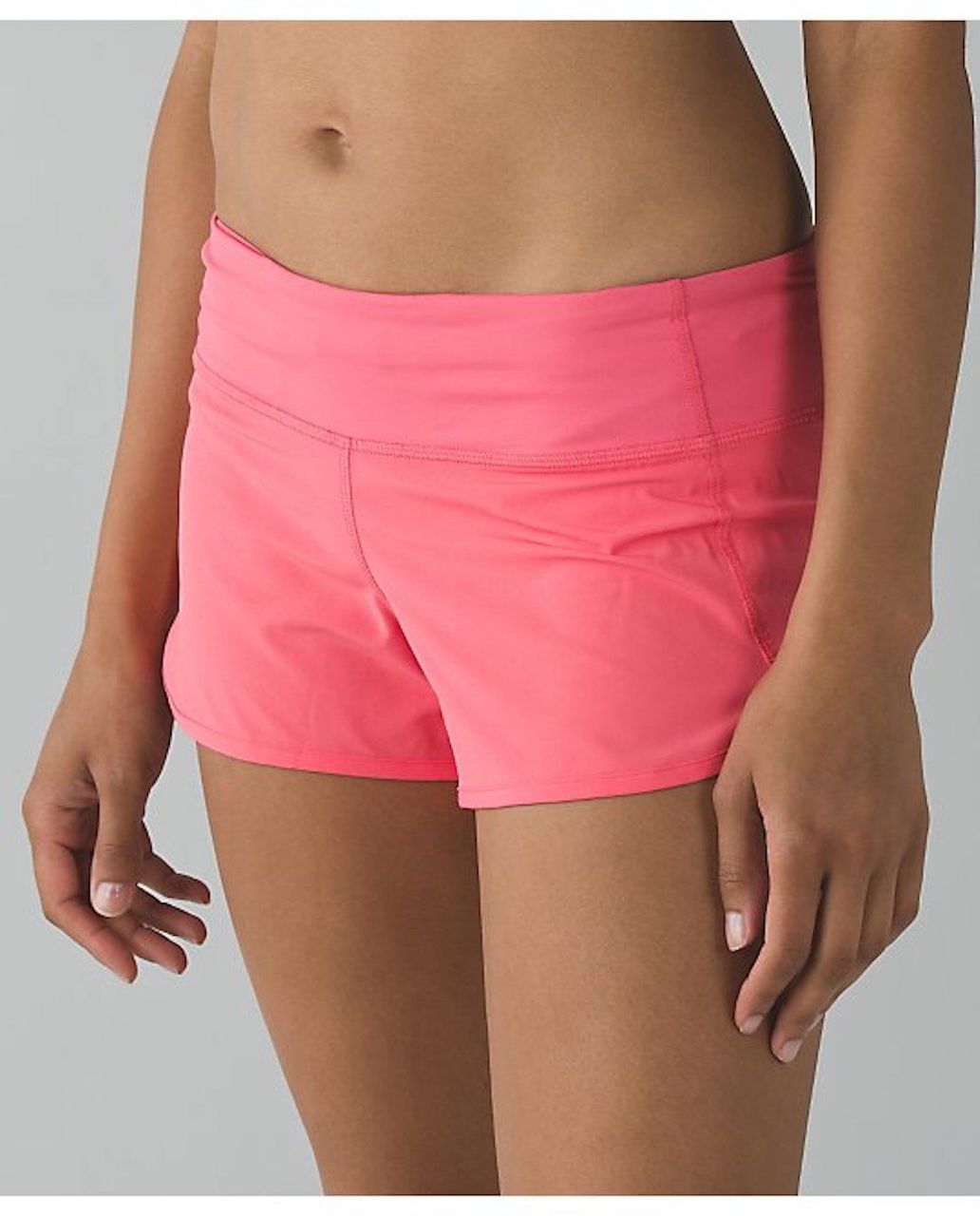 Lululemon Run:  Speed Short *4-way Stretch - Pink Lemonade