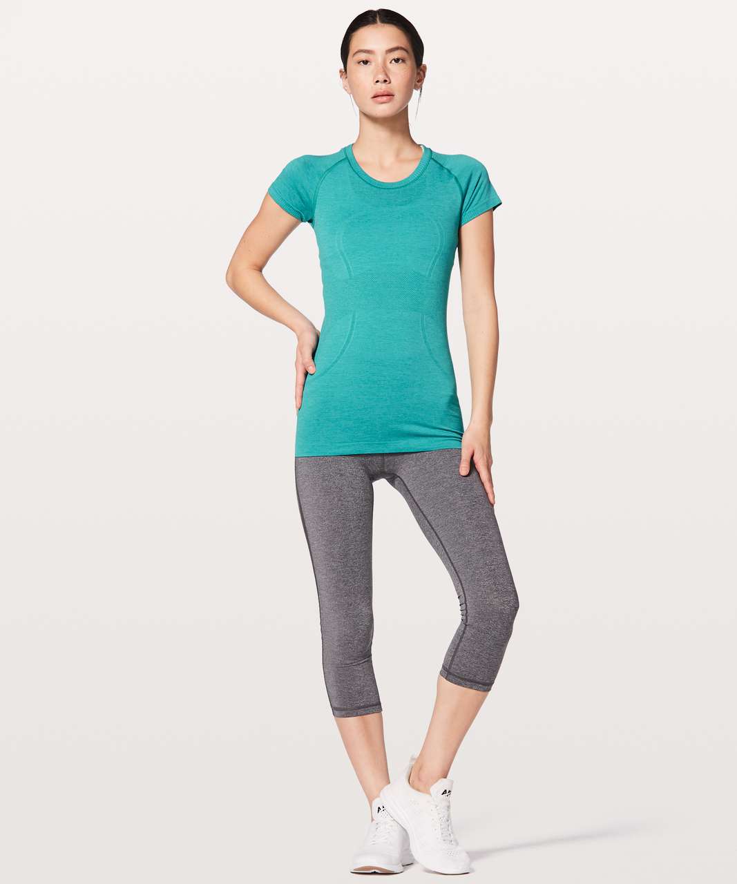 Lululemon Swiftly Tech Short Sleeve Crew - Eucalyptus / Spirit Green