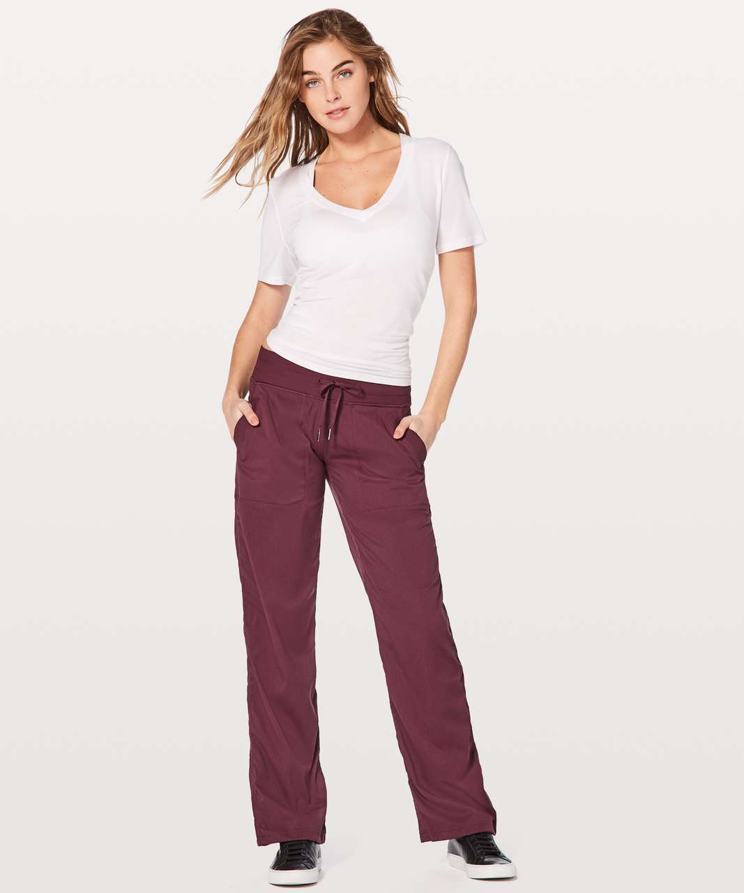 Lululemon Dance Studio Pant III (Regular) (Unlined 32) - Wine