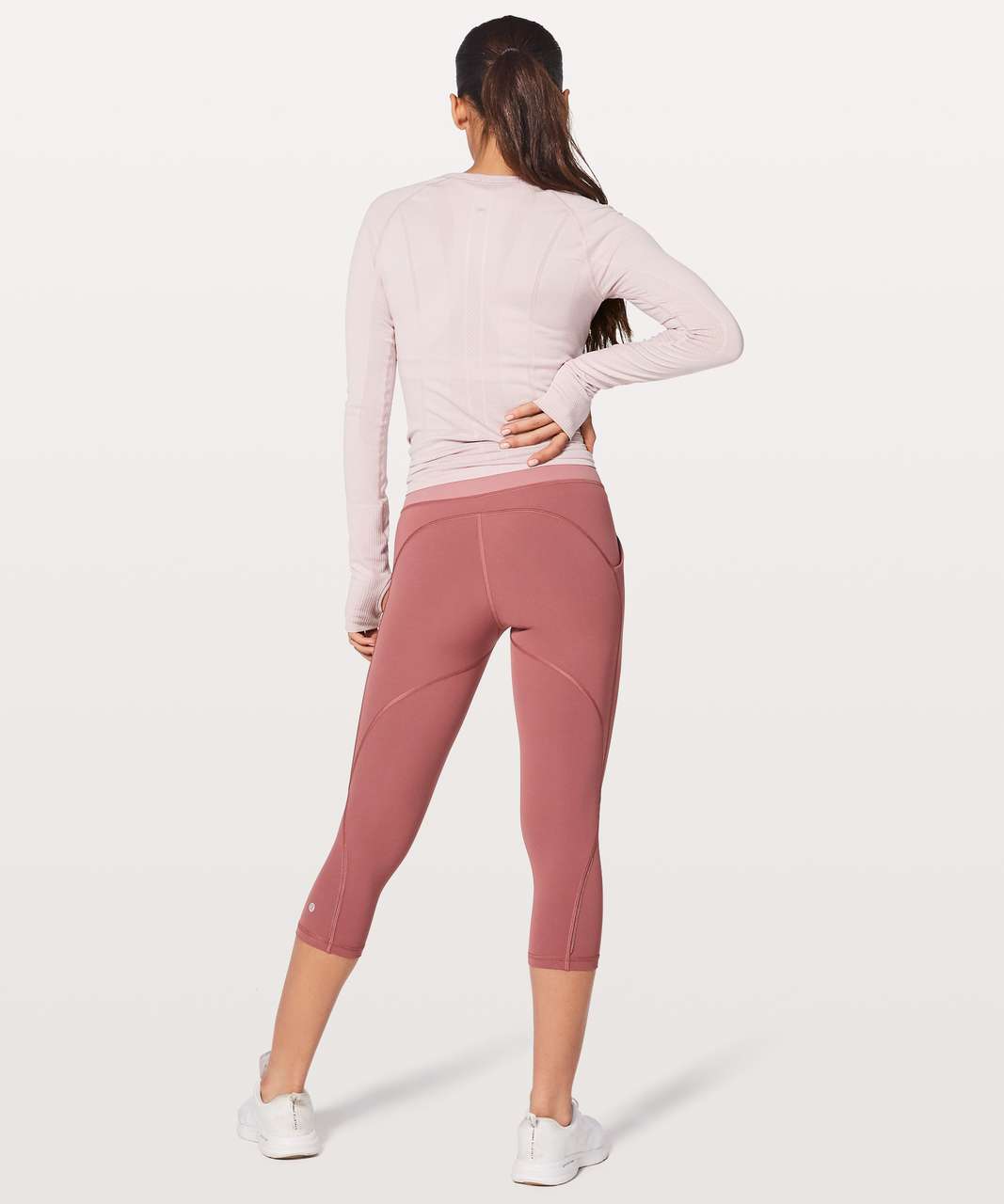 Lululemon Quick Feet Crop 19" - Auburn / Quicksand