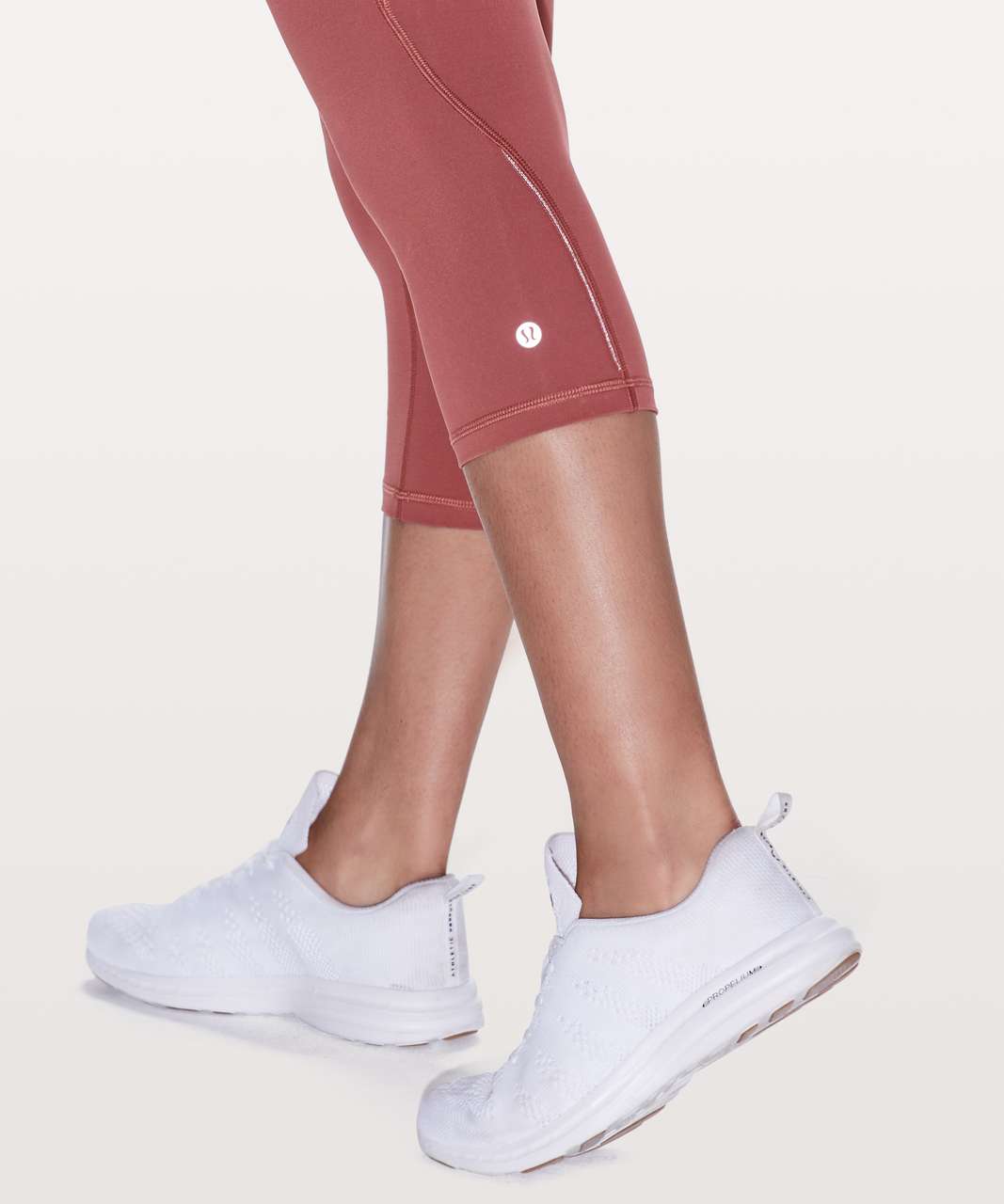 Lululemon Quick Feet Crop 19 - Auburn / Quicksand - lulu fanatics