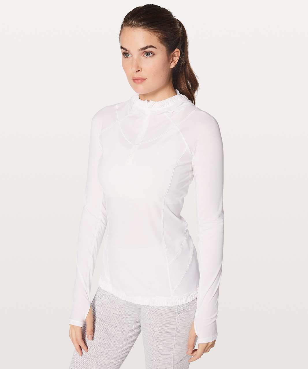 Lululemon Water Bound Hoodie - White - lulu fanatics