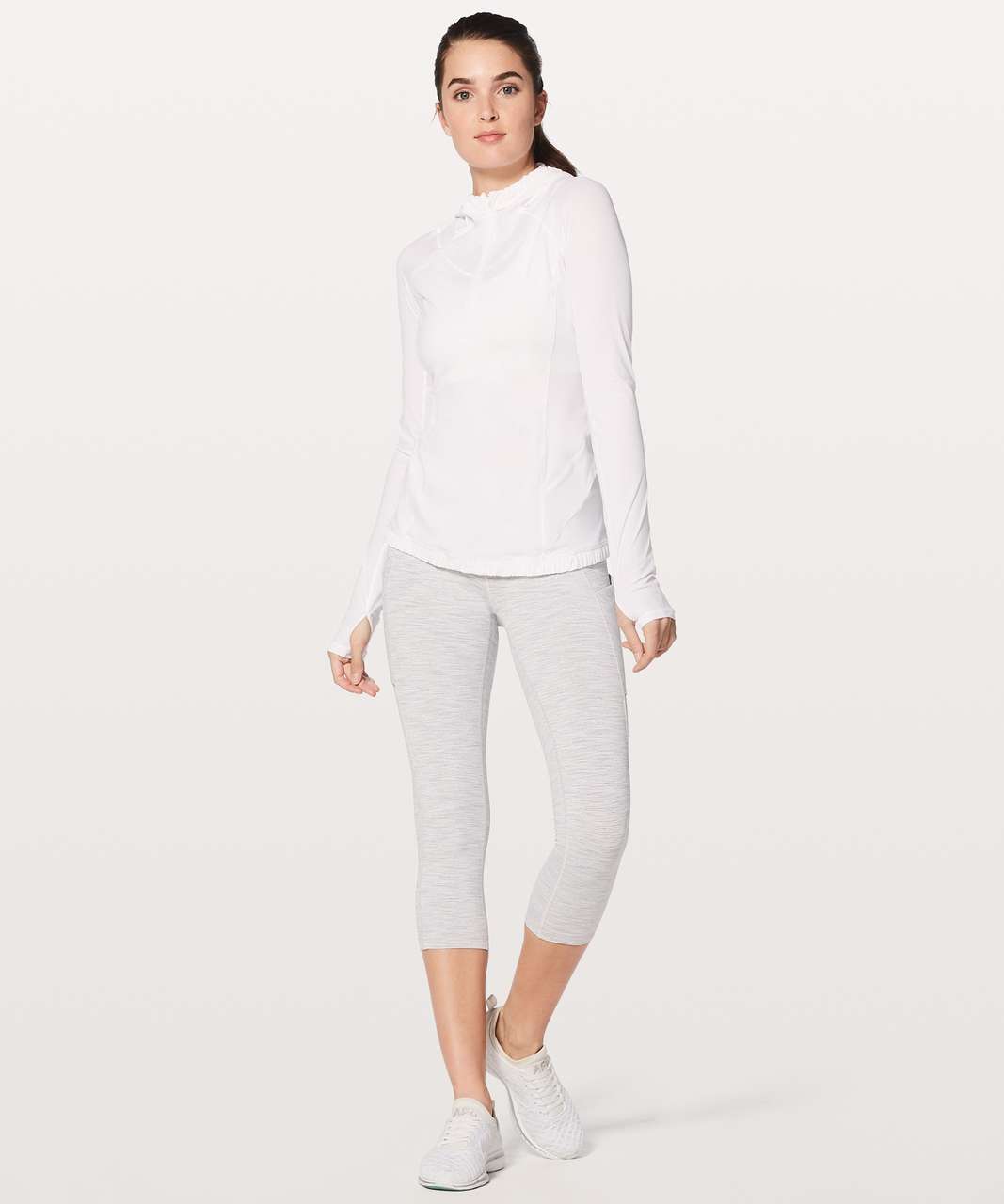 Lululemon Water Bound Hoodie - White - lulu fanatics