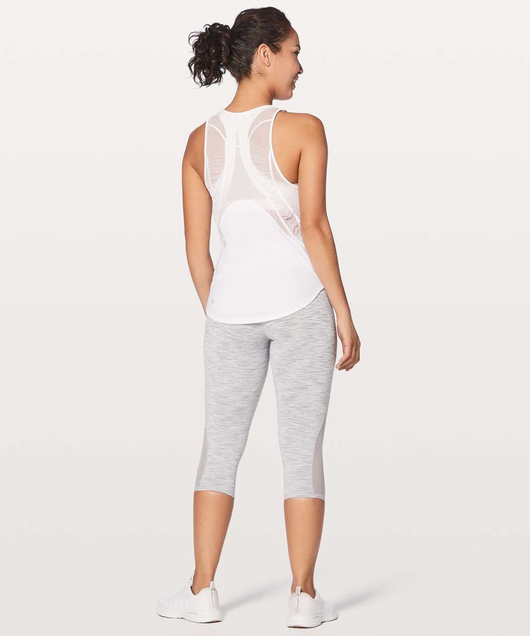 Lululemon Sculpt Tank II Gather Up - White