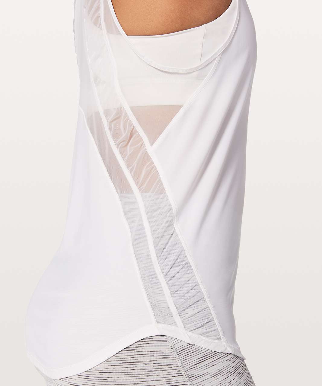 Lululemon Sculpt Tank II Gather Up - White