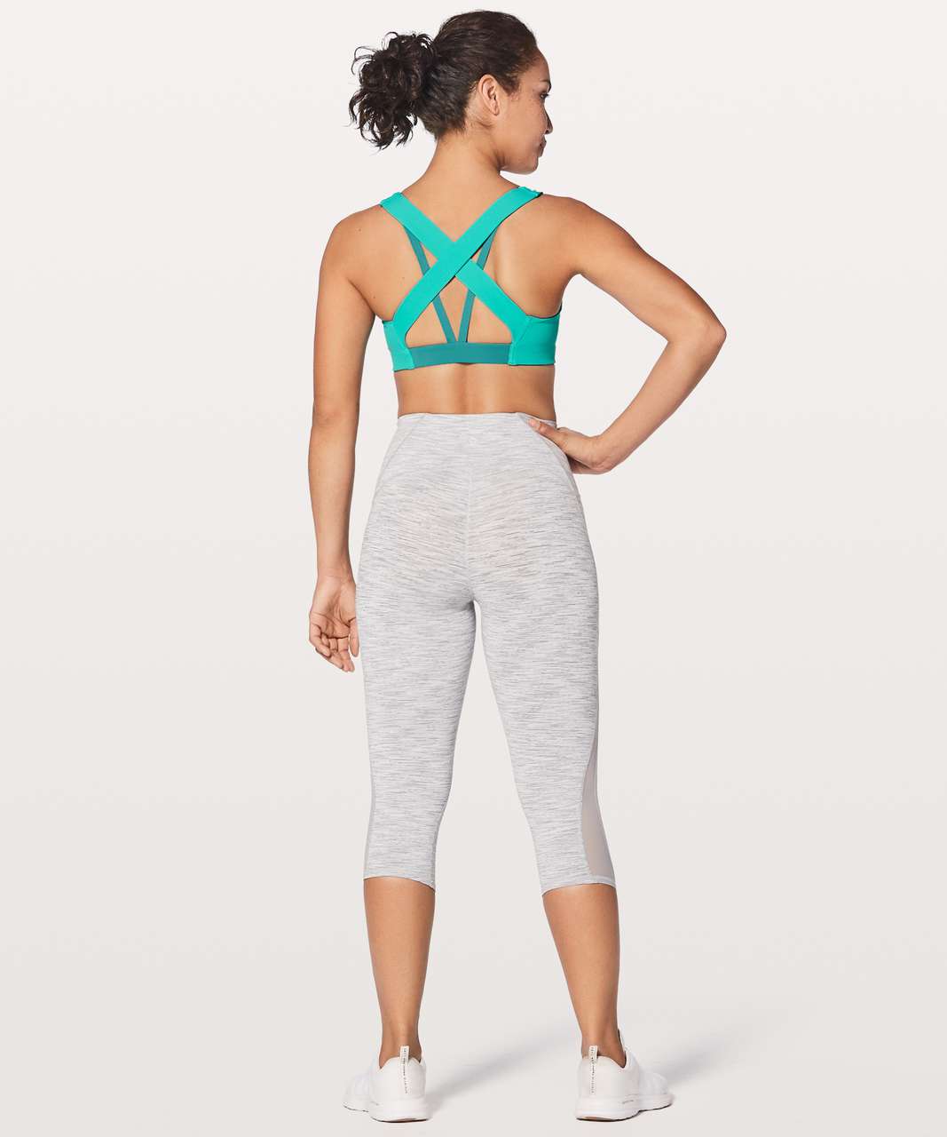 Lululemon Sweat Times Bra - Spirit Green / Eucalyptus