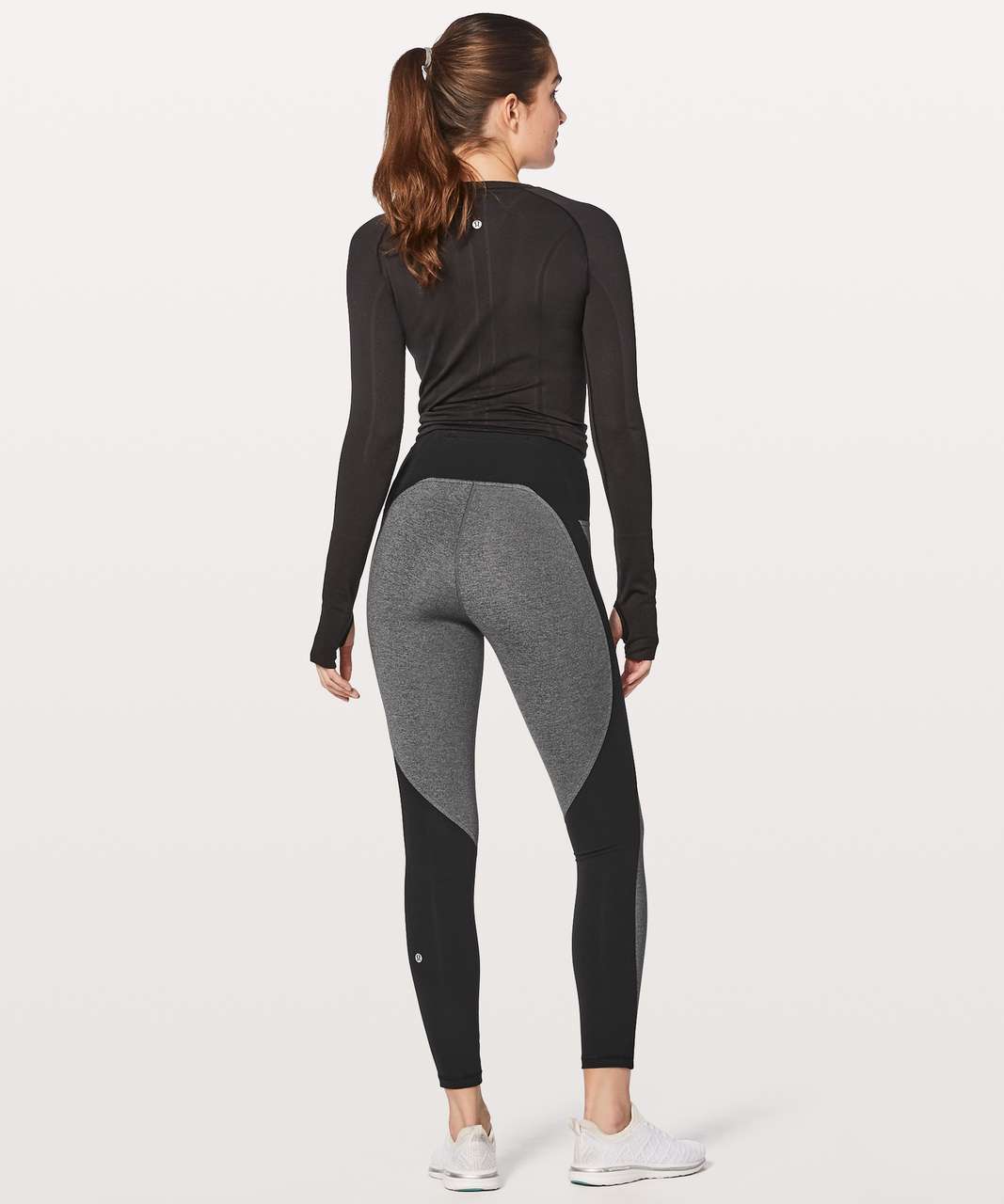 Lululemon Train Times 7/8 Pant *25 in Heathered Black Womens Size 6 in  2023