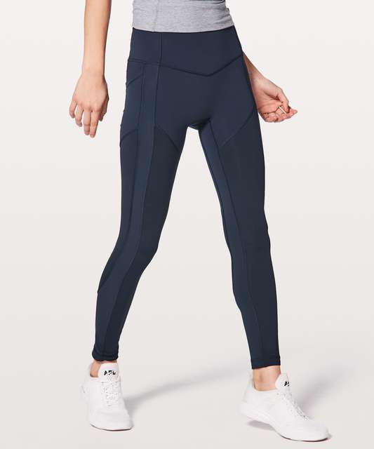  lululemon All The Right Places Crop Yoga Pants (Midnight Navy,  4) : Clothing, Shoes & Jewelry