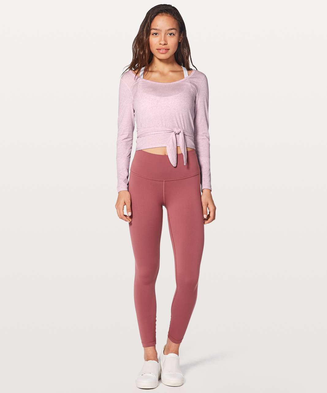 Lululemon Its A Tie Long Sleeve - Heathered Petals - lulu fanatics