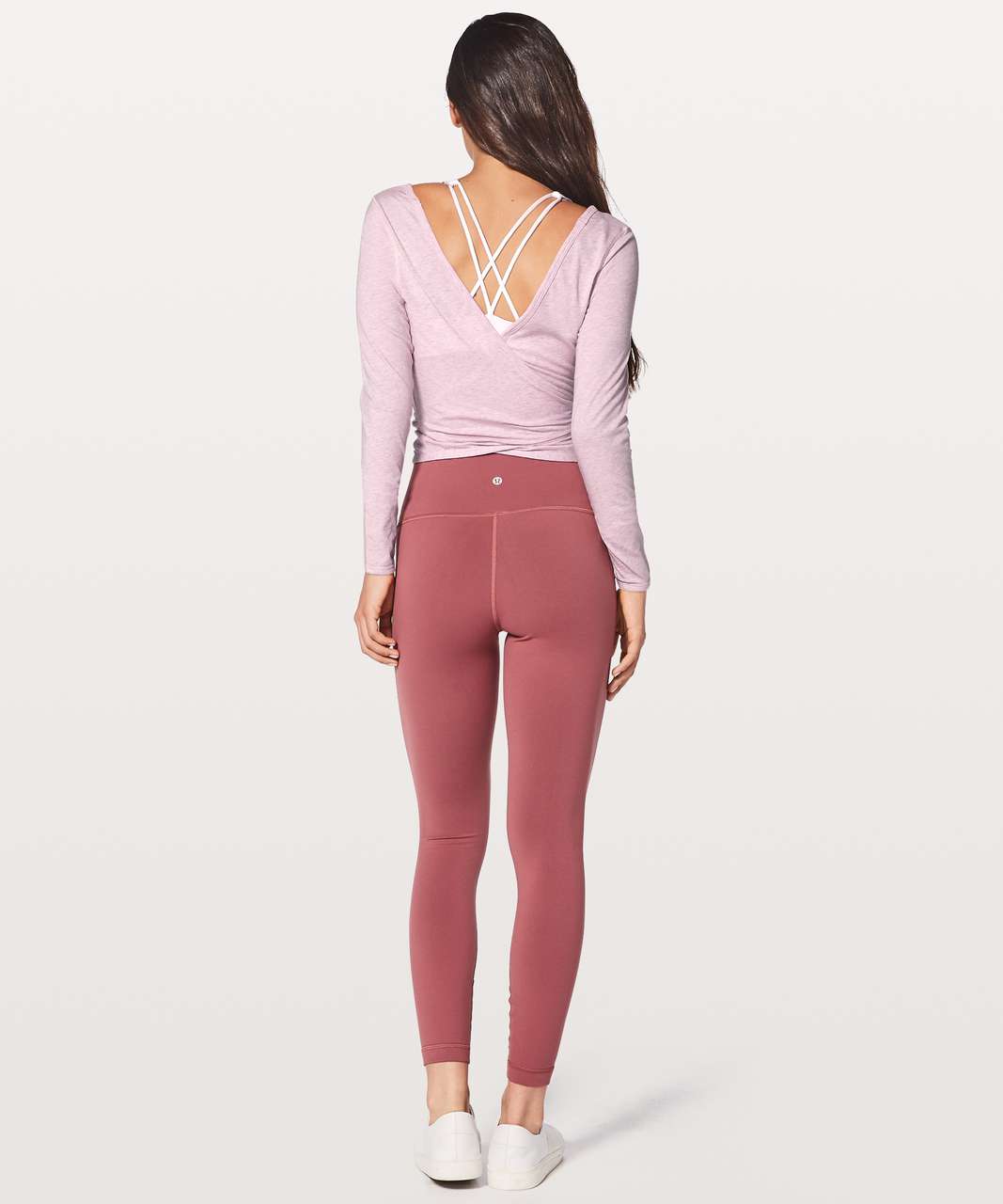 Lululemon Its A Tie Long Sleeve - Heathered Petals