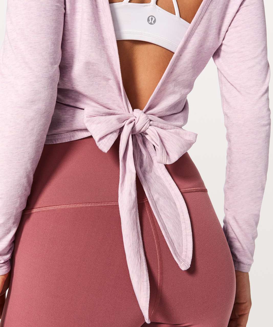 Lululemon Its A Tie Long Sleeve - Heathered Petals