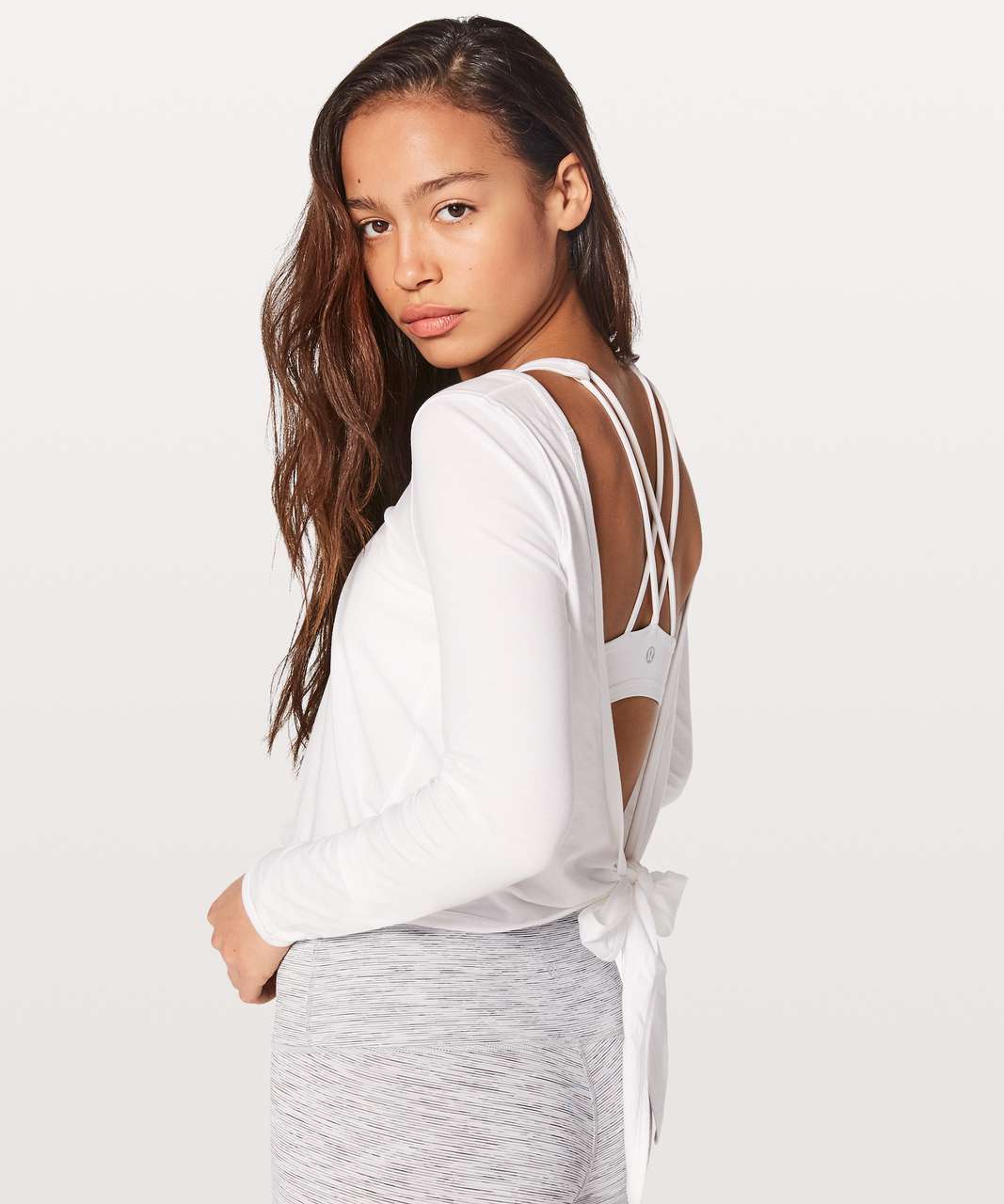 Lululemon Its A Tie Long Sleeve - White 