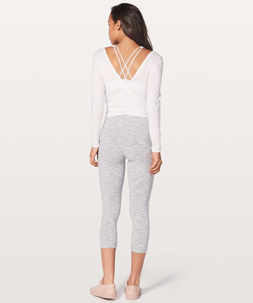 Lululemon Its A Tie Long Sleeve - White - lulu fanatics