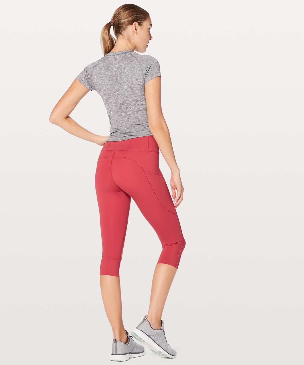 Lululemon Fast & Free Crop II *Nulux 19" - Persian Red