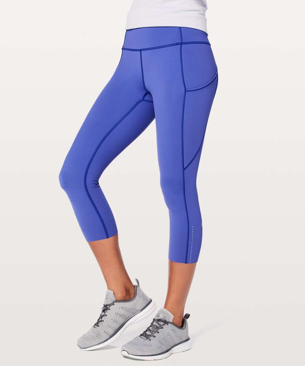 Lululemon Fast & Free Crop II *Nulux 19 - Moroccan Blue - lulu