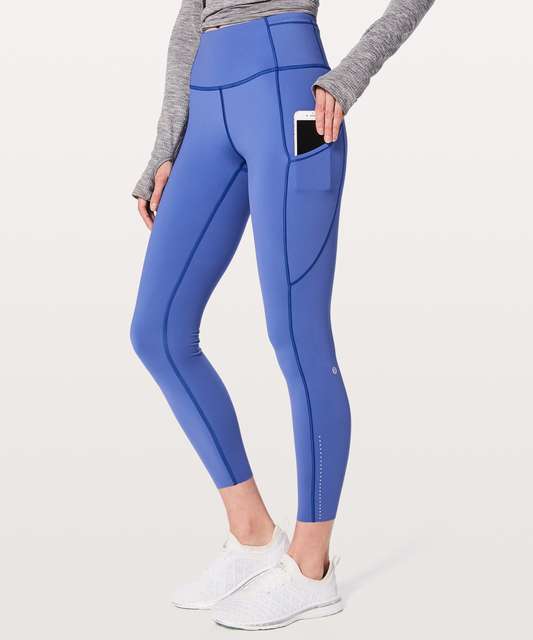 Lululemon Fast & Free 7/8 Tight II *Nulux 25 - Deep Phantom