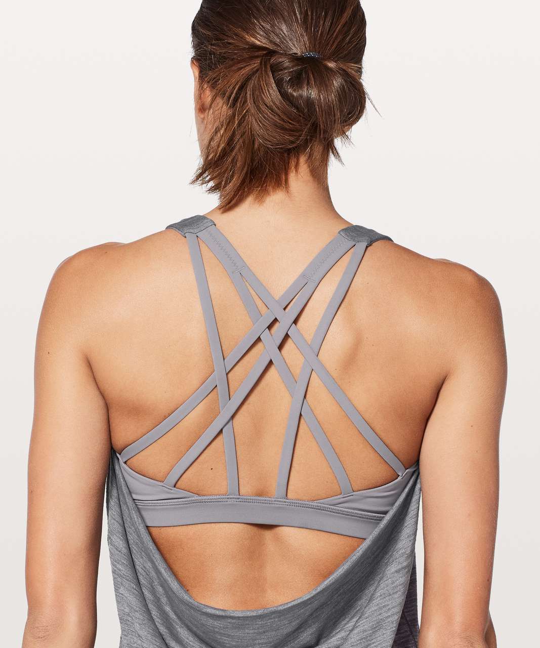 Lululemon Free To Be Serene Tank (2 In 1) *Medium Support For C/D Cup - Heathered Nebula / Dusty Dawn