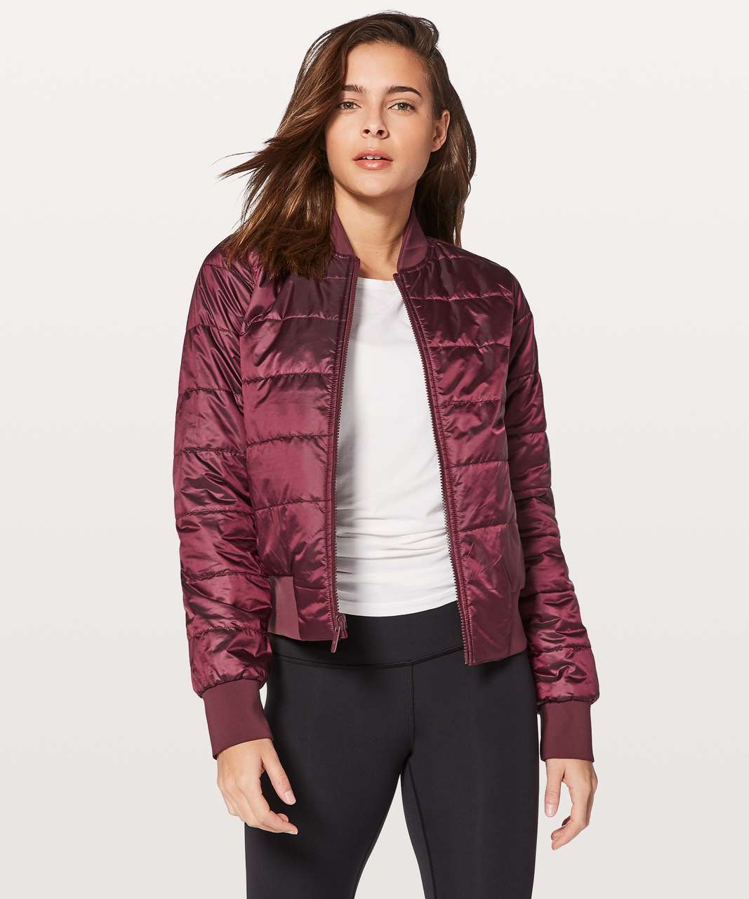 Lululemon Non-Stop Bomber *Reversible - Redwood / So Merlot