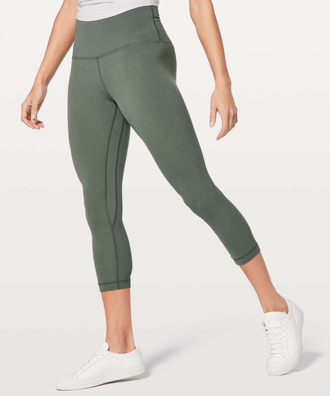 Lululemon Align High-Rise Crop 21 - Dark Forest - lulu fanatics