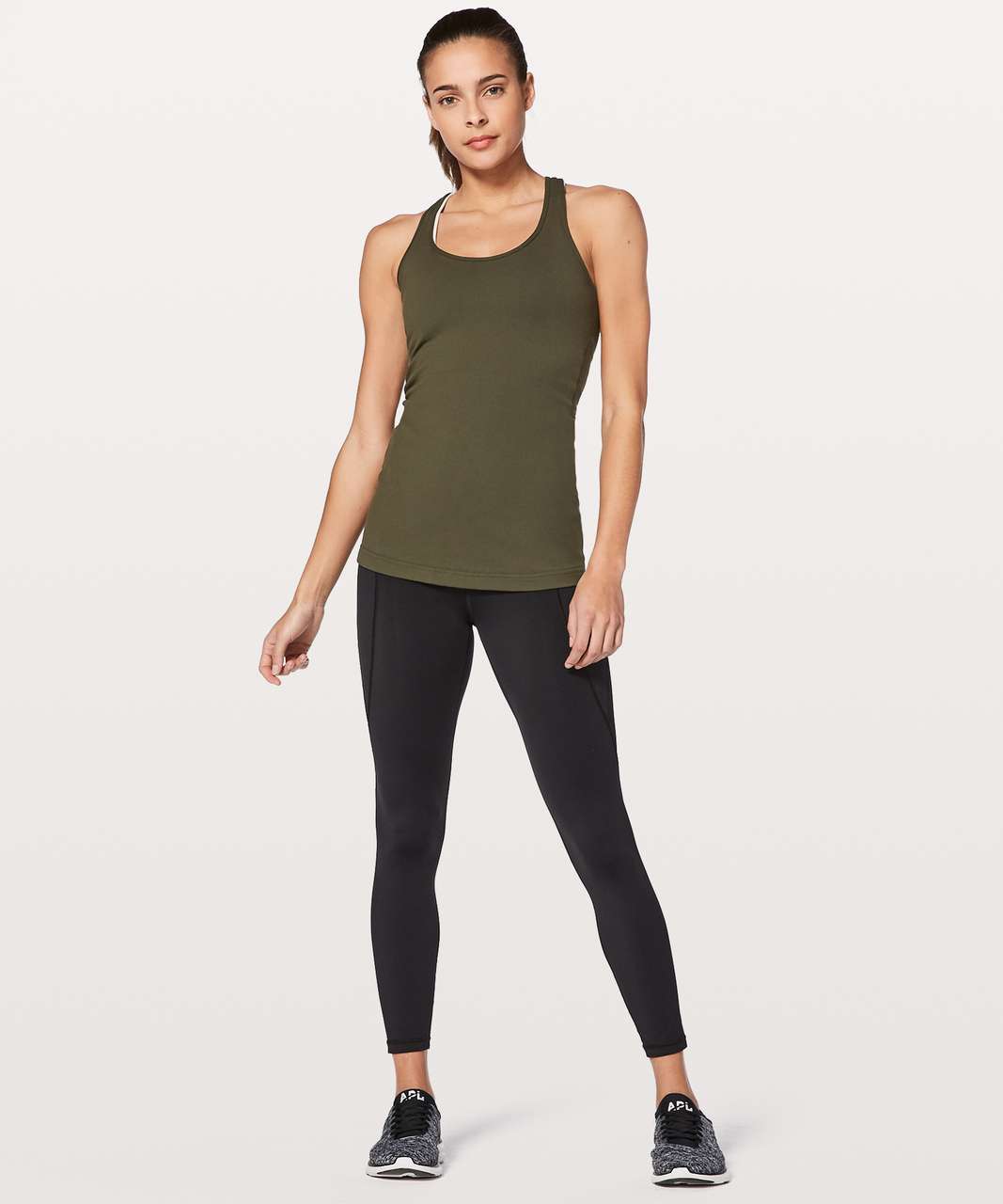 Lululemon Cool Racerback - Dark Olive