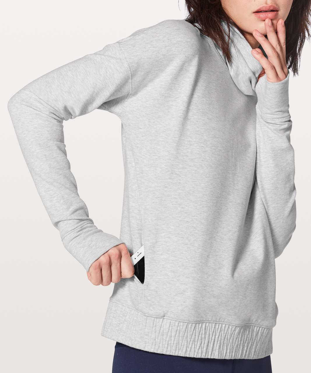 LULULEMON Stress Less Pullover Hoodie Sweatshirt Womens- Size 6