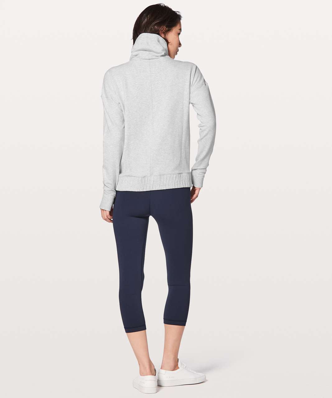 Lululemon Stress Less Pullover - Heathered Core Ultra Light Grey