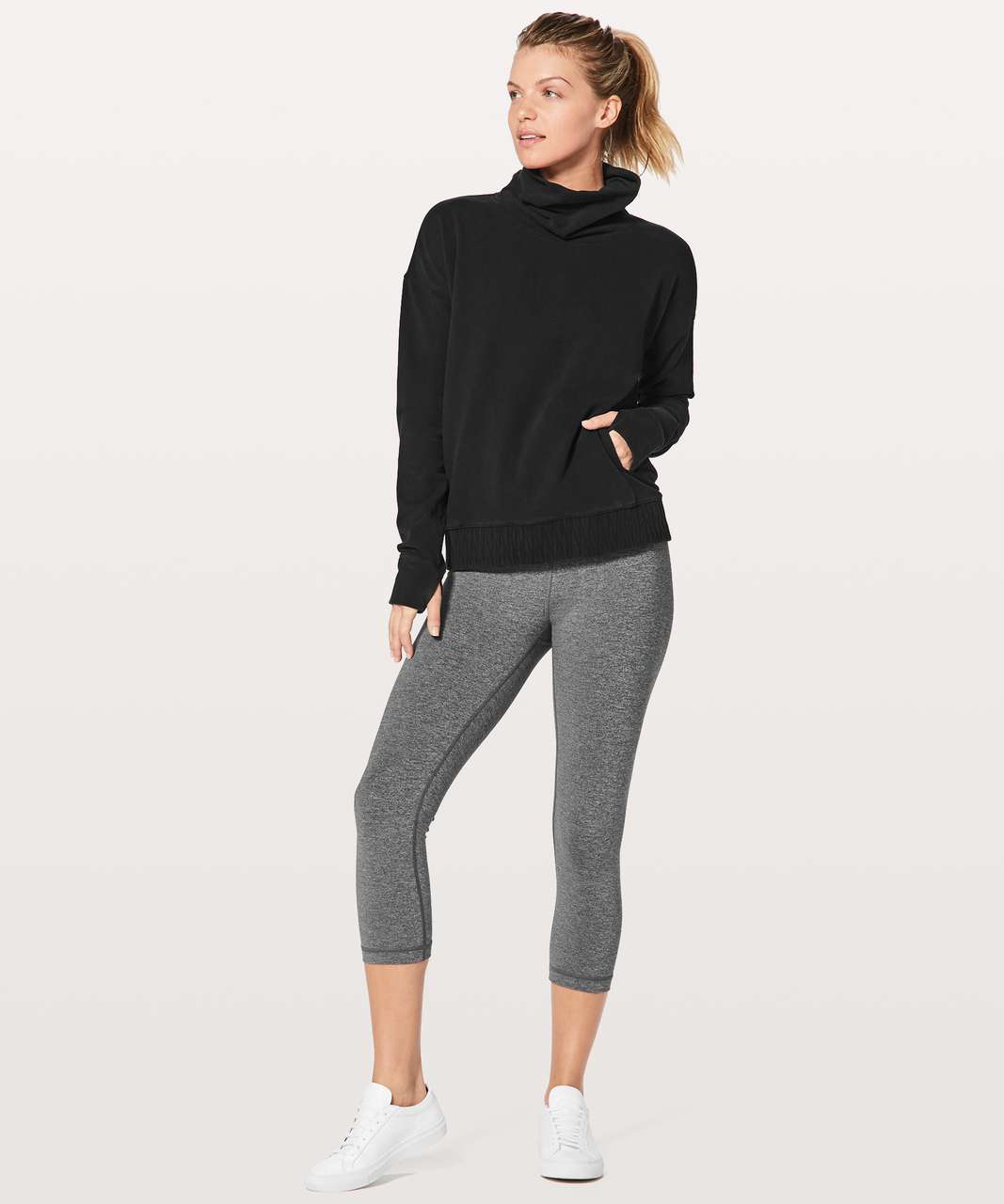 Lululemon Stress Less Pullover - Black