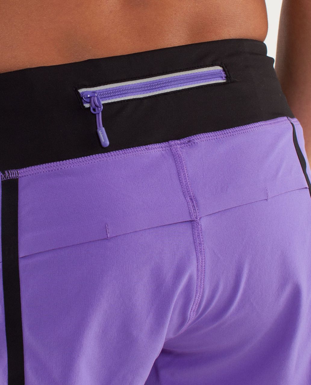 Lululemon Run:  Speed Short *Naked Seam - Power Purple /  Black