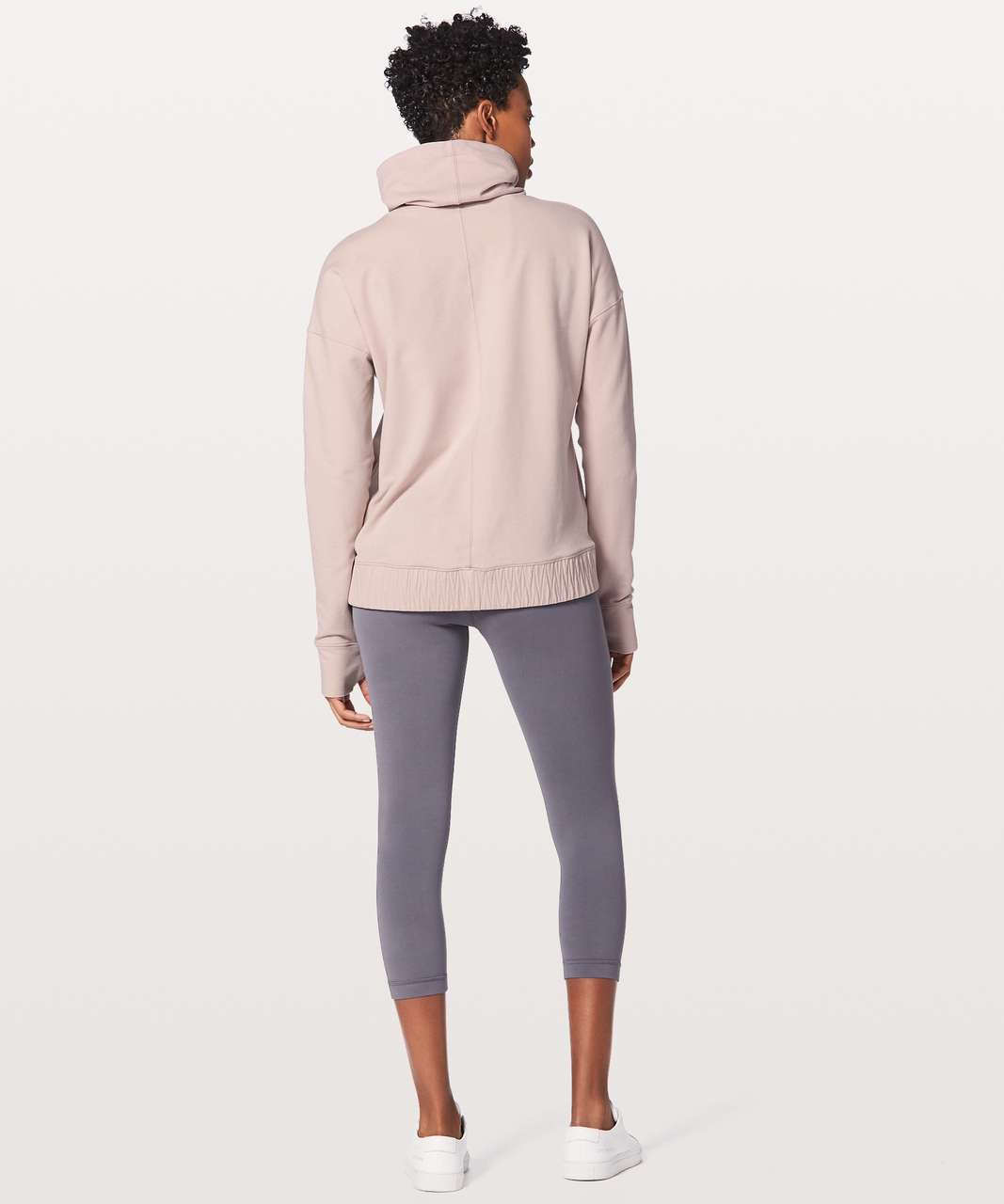 Lululemon Stress Less Pullover - Porcelain Pink