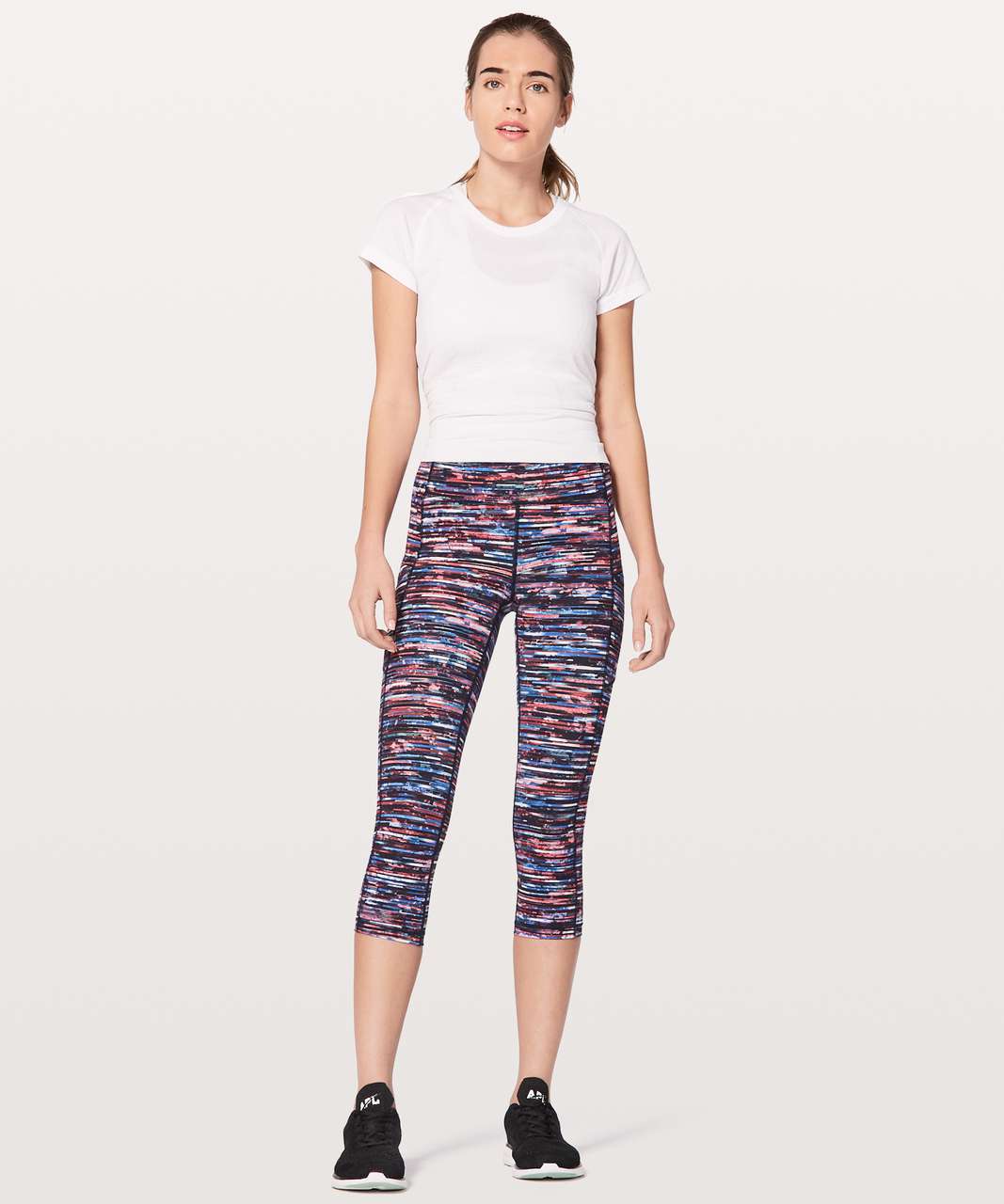 Lululemon Speed Up Crop 21 - Midnight Navy - lulu fanatics