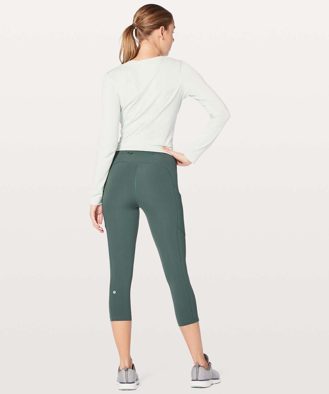 Lululemon Speed Up Crop 21" - Teal Shadow