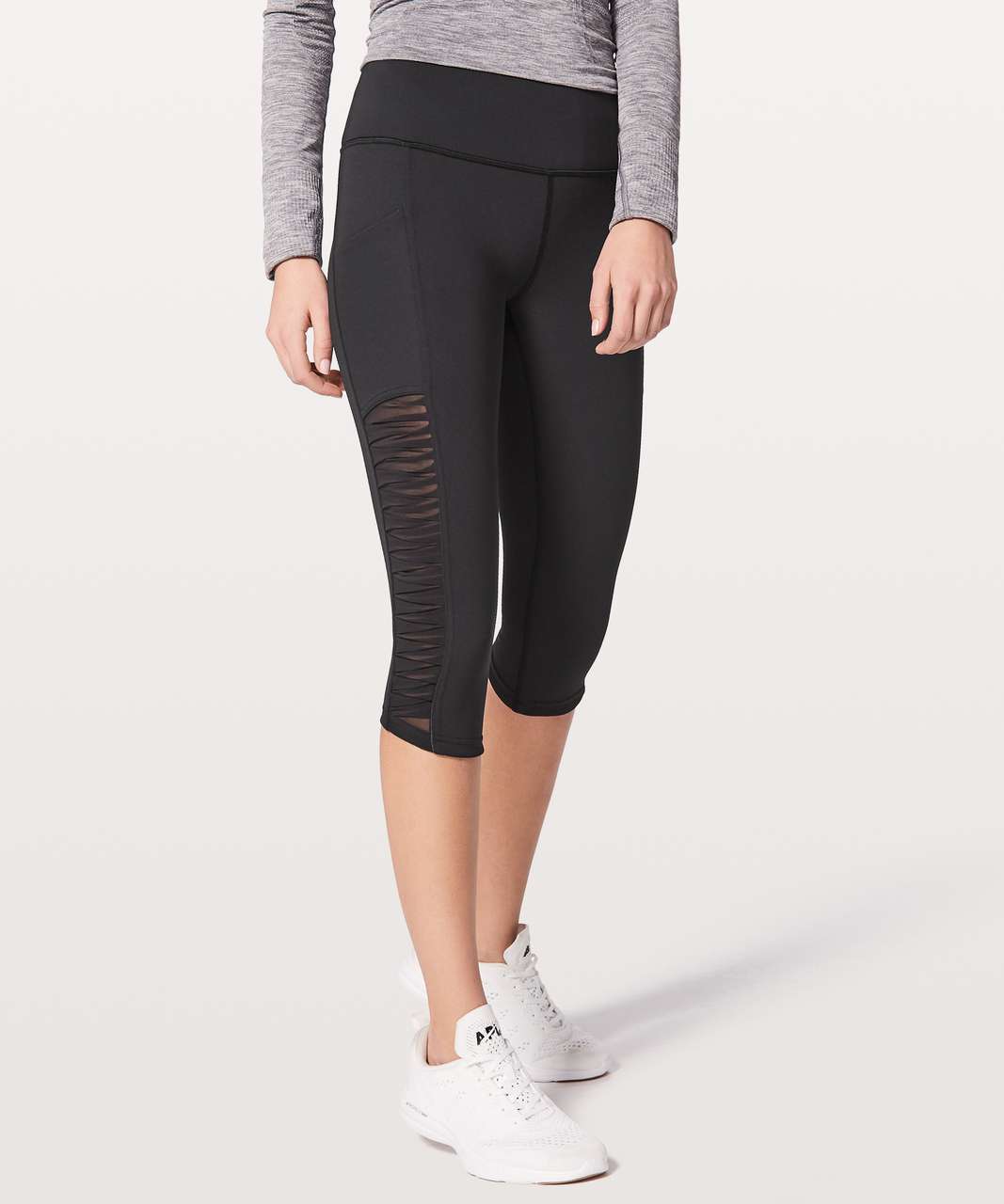 Lululemon Sharp Turns Crop 17" - Black