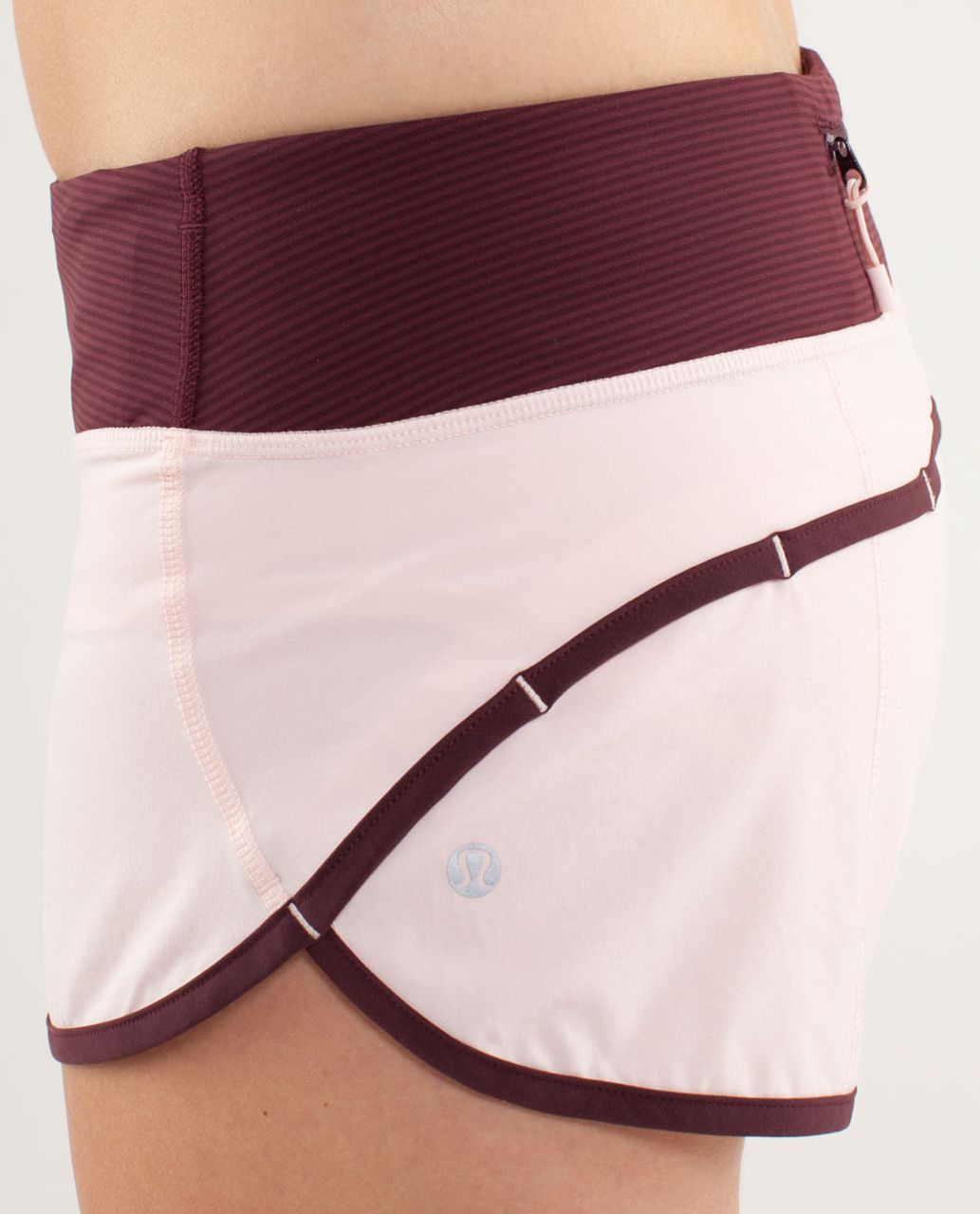 Lululemon Run:  Speed Short - Pretty Pink / Bordeaux Drama / Tonka Stripe Bordeaux Drama